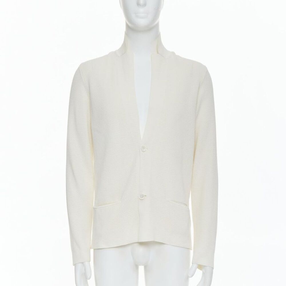 Lanvin Cotton Skinny Lapel Blazer